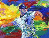The Rocket Roger Clemens by Leroy Neiman